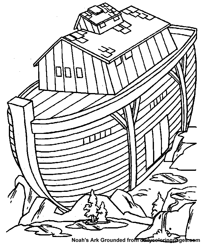 658x800 Noah And The Ark Coloring Page