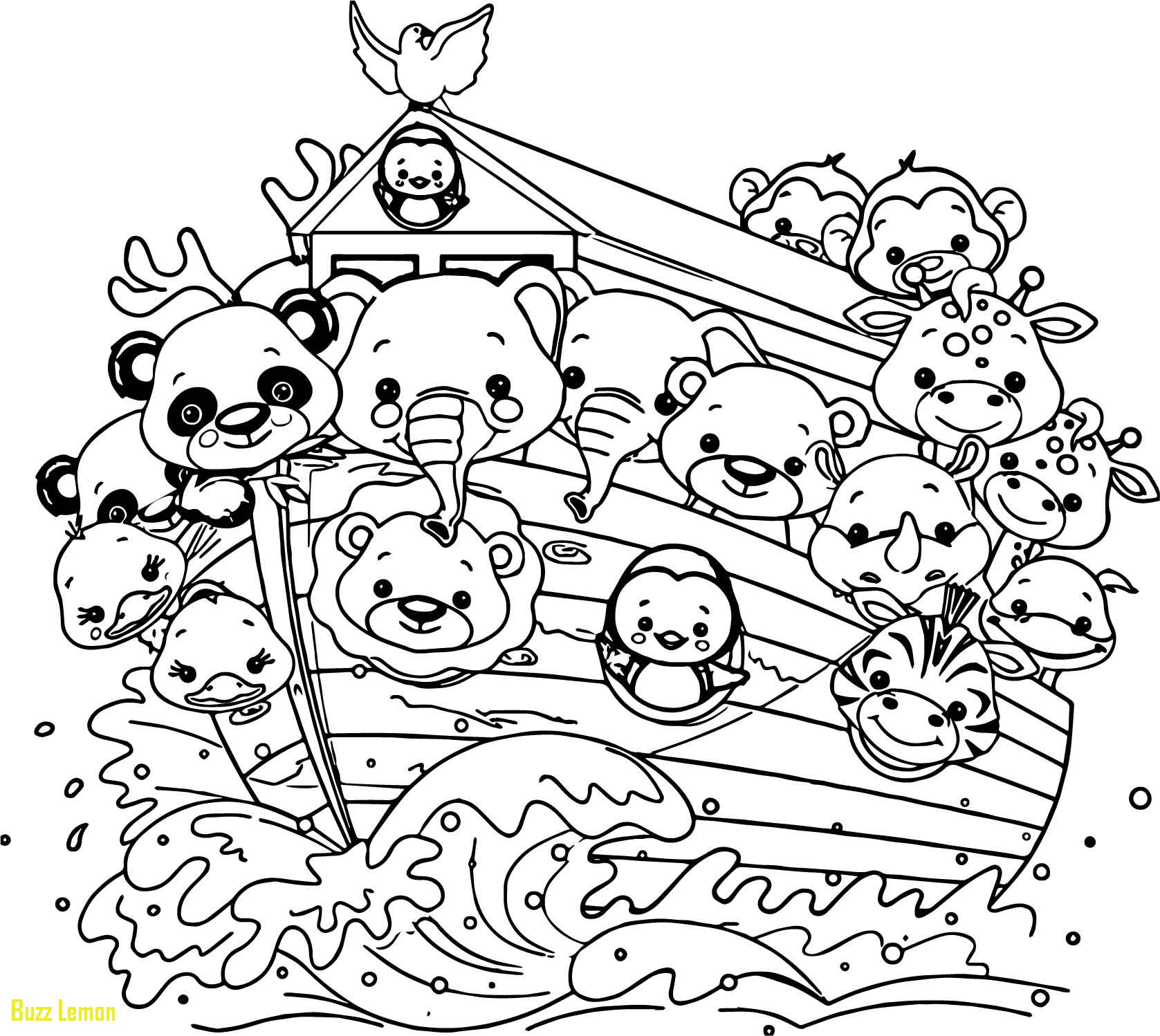 1677x1498 Coloring Page Noah's Ark Fresh Noah Ship Cartoon Coloring Page