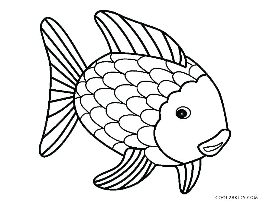 890x689 Free Fish Coloring Pages Printable Coloring Page Nice Fish