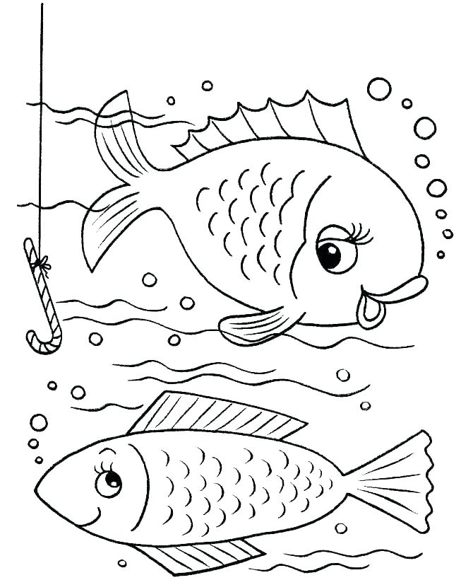 670x820 Ocean Fish Coloring Pages Fish Coloring Pages To Print Bass