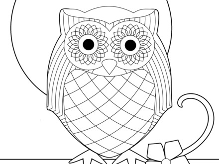 Coloring Pages Of Owls For Kids