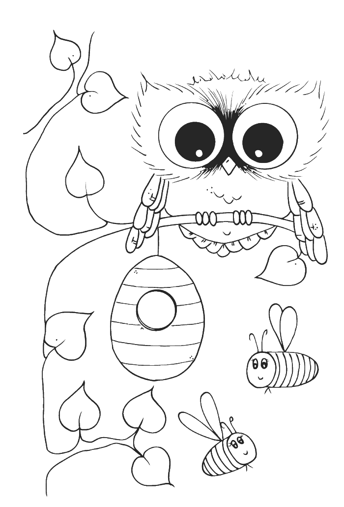 Coloring Pages Owls 700x1030 Coloring Pages Owls