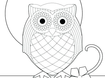 Snowy Owl Coloring Pages Owl Coloring Pictures Simple Owl Coloring 440x330 Snowy Owl Coloring Pages Owl Coloring Pictures Simple Owl Coloring