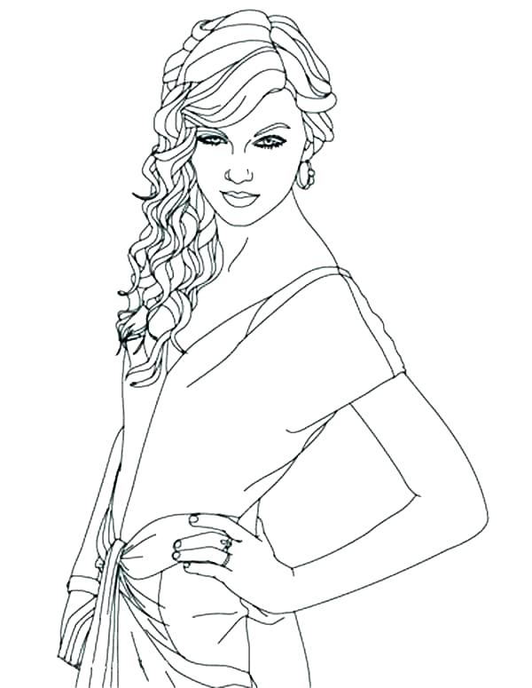 600x775 People Coloring People Coloring Pages People Coloring Pages Famous