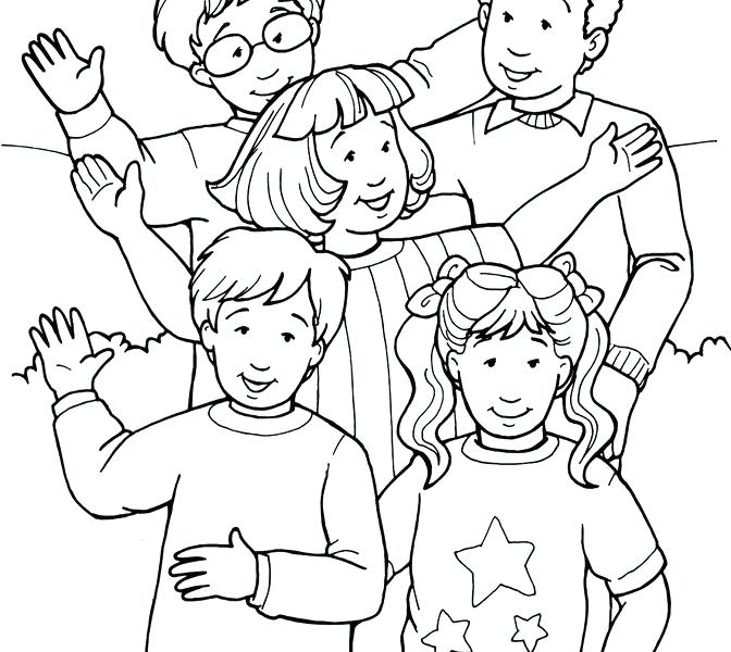 672x600 Hello Neighbor Coloring Pages Also Colouring Pictures Of People
