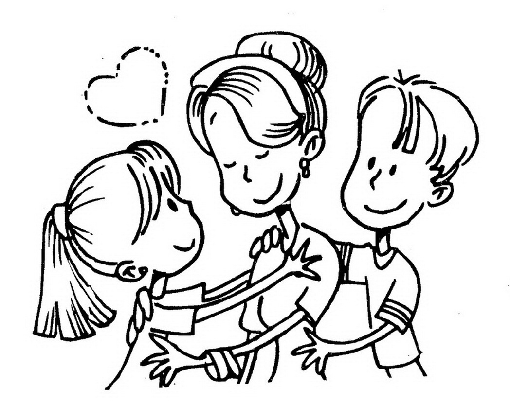 1048x833 I Love Mom Coloring Pages 14