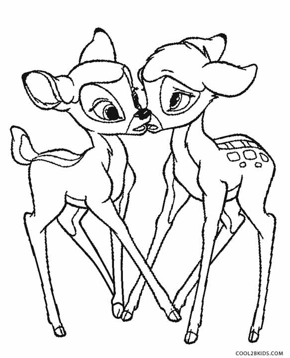 Printable Bambi Coloring Pages For Kids Cool2bkids 583x720 Printable Bambi Coloring Pages For Kids Cool2bkids