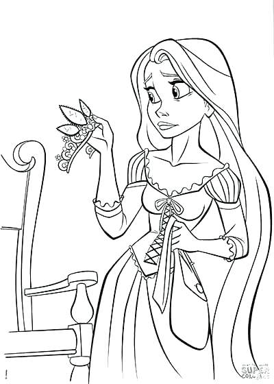 400x560 Coloring Pages Of Peoples Names Princess Tangled Pictures