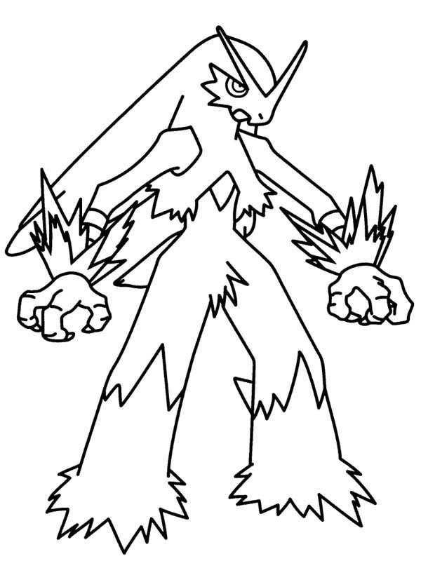 600x800 Blaziken Coloring Page Blaziken Legendary Pokemon Coloring Page