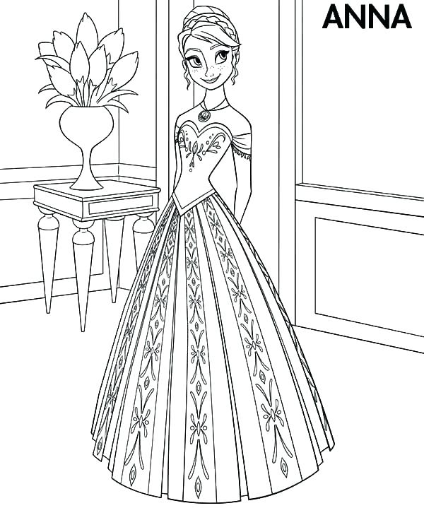 Dress Coloring Pages Coloring Page Dress Princess Wear Beautiful 600x719 Dress Coloring Pages Coloring Page Dress Princess Wear Beautiful