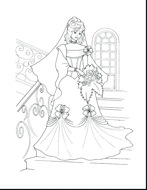 Coloring Pages Of Princess Dresses at GetColorings.com | Free printable ...