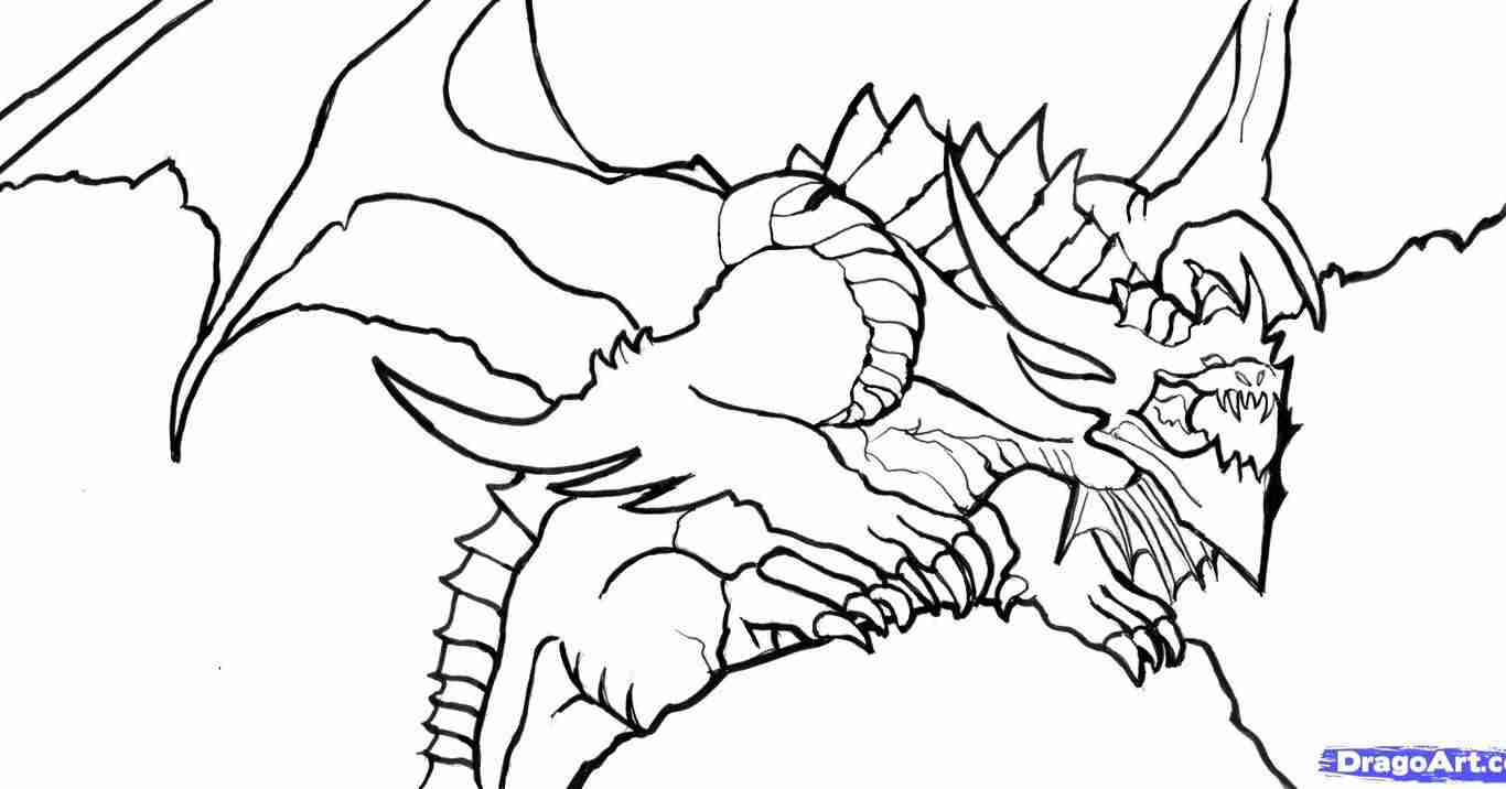Free Coloring Pages Of Real Dragons Realistic 1366x716 Free Coloring Pages Of Real Dragons Realistic