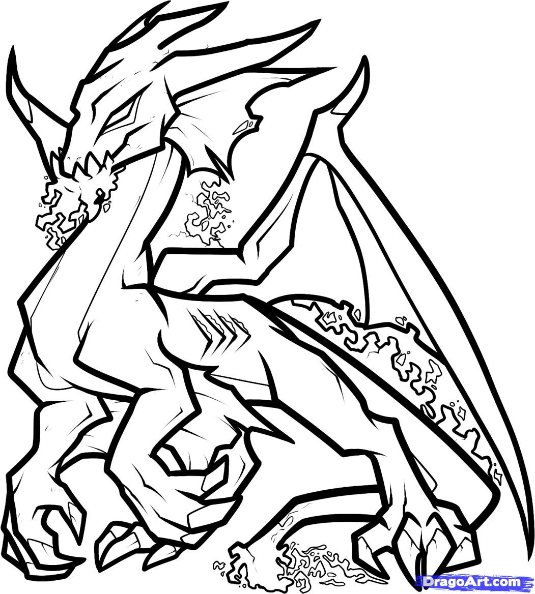 Water Realistic Dragon Coloring Pages On To Print Free Page 1051x1168 Water Realistic Dragon Coloring Pages On To Print Free Page