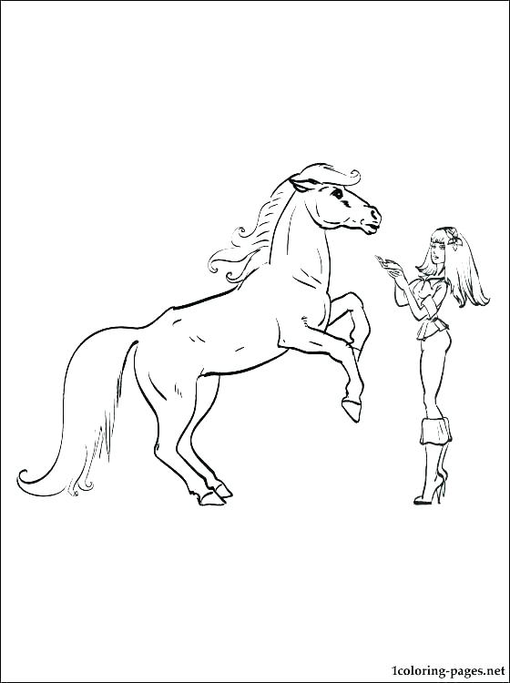 560x750 Barbie Horse Coloring Pages Barbie Horse Barbie Horse Coloring
