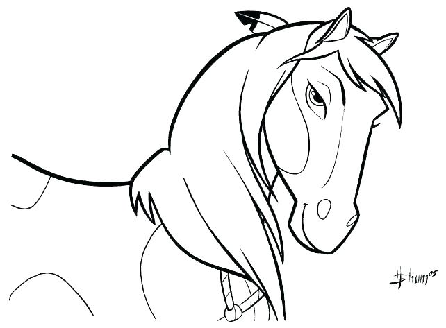 642x473 Race Horse Coloring Pages
