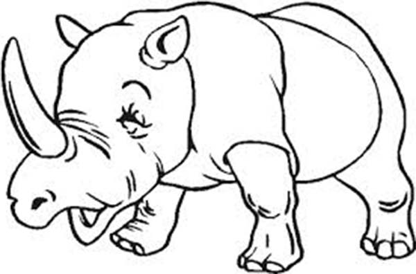 Beautiful Female Rhino Coloring Pages Batch Coloring 600x396 Beautiful Female Rhino Coloring Pages Batch Coloring