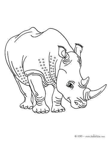 Rhino Coloring Pages Rhino Coloring Page Two Horned Rhinoceros 364x470 Rhino Coloring Pages Rhino Coloring Page Two Horned Rhinoceros