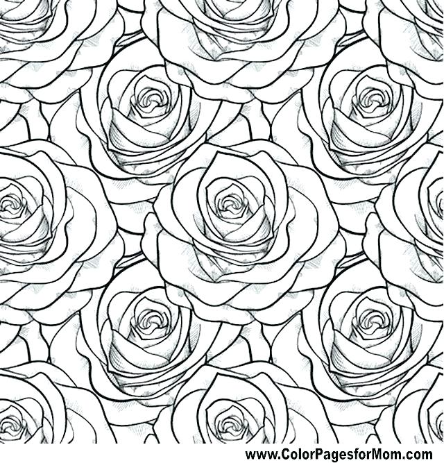 640x667 Flowering Coloring Pages Coloring Book Pages Flowers Flower