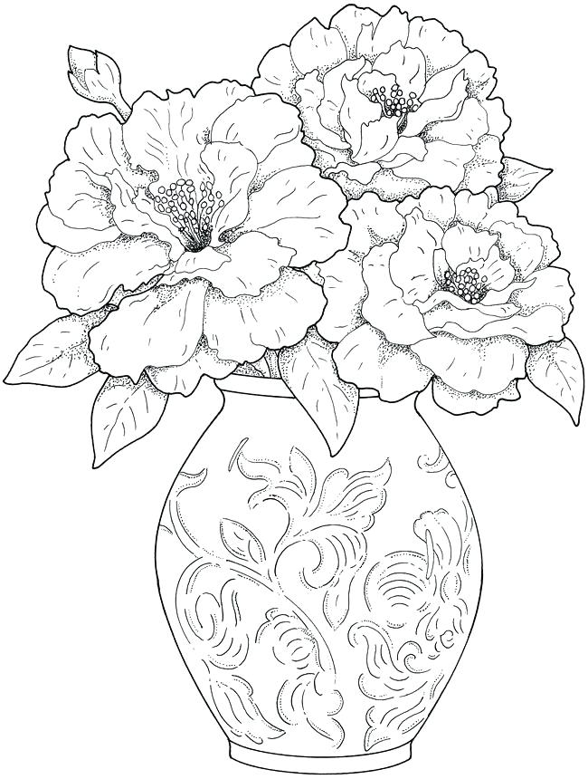 650x860 Coloring Book Pages Flowers Coloring Book Pages As Well As More