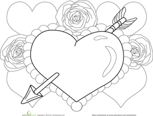 301x227 Valentine Heart Worksheet