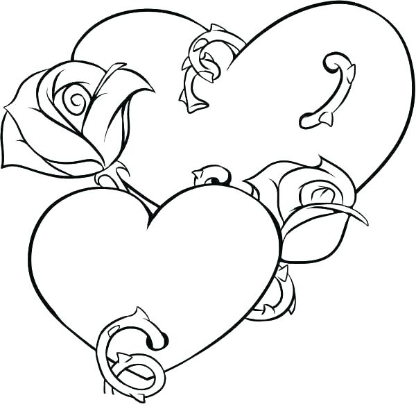 600x602 Coloring Pages Of Hearts With Wings Coloring Pages Hearts