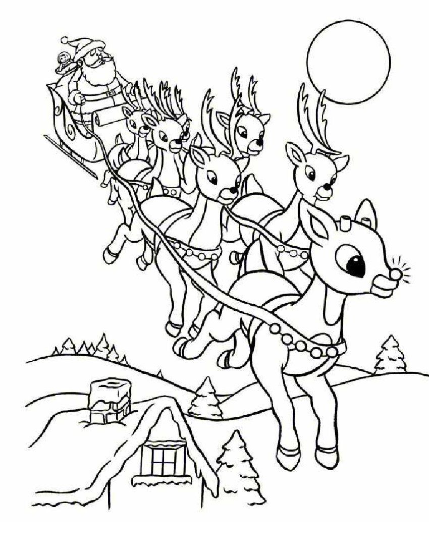 Color The Red Nosed Reindeer Recognized Popularly As Rudolph Who 850x1100 Color The Red Nosed Reindeer Recognized Popularly As Rudolph Who
