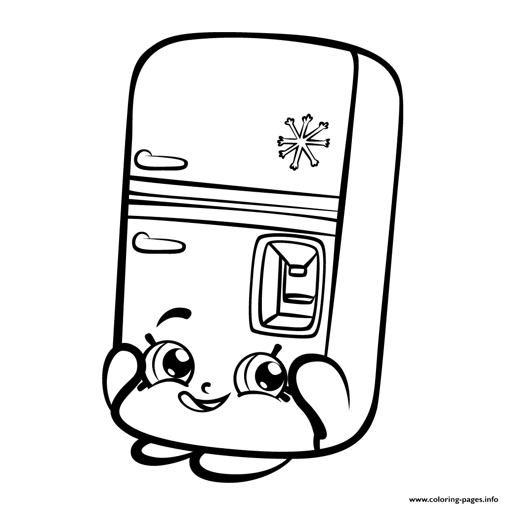 1024x1024 Frost T Fridge Refrigerator Shopkins Season 3 Coloring Pages Printable