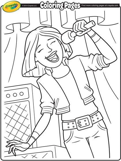 420x560 Lead Singer Coloring Page People Reading Themes
