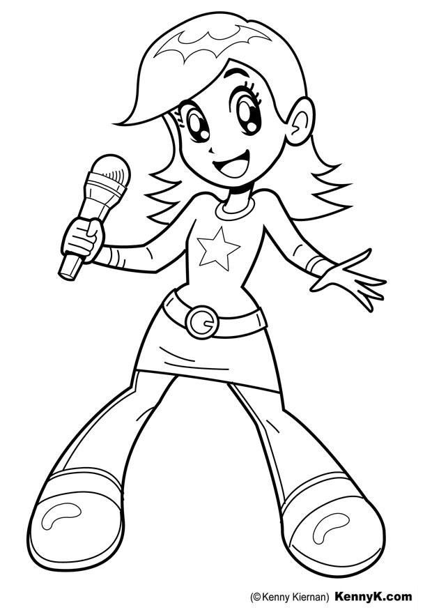 620x875 Singer Coloring Pages Coloring Page Singer Img 20048 Cowboys