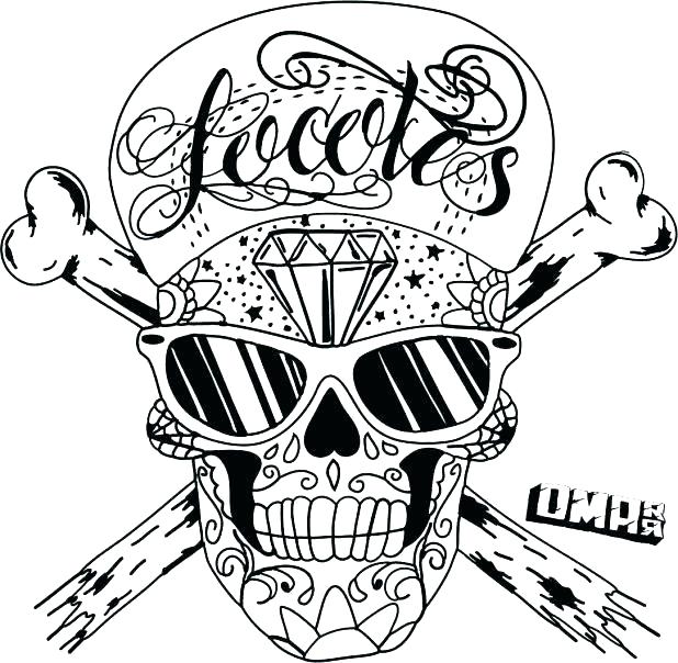 618x604 Coloring Pages Skulls Coloring Pages Of Skulls With Flames Flaming