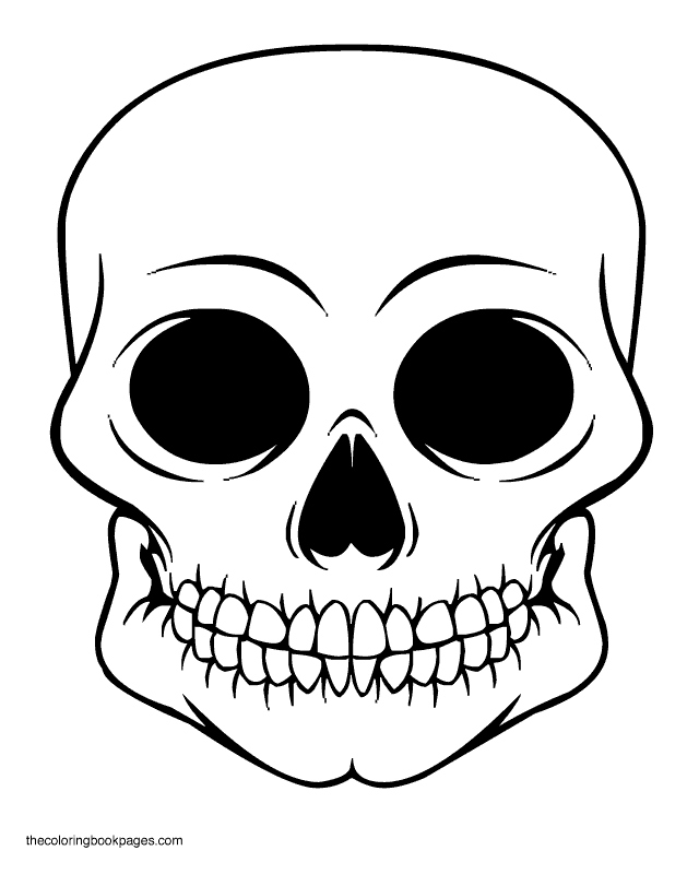 640x800 Skull Coloring Pages New Free Printable Skull Coloring Pages