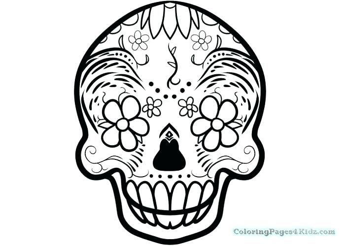700x500 Classy Sugar Skull Coloring Page New Pages Free Printable Colouri