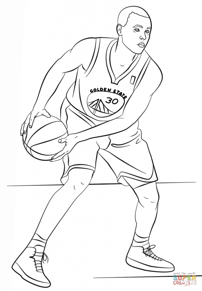 Stephen Curry Coloring Pages 711x1024 Stephen Curry Coloring Pages