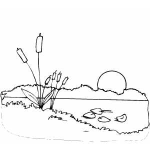 Sunset Coloring Page 300x300 Sunset Coloring Page