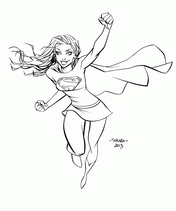 667x800 Supergirl Coloring Pages Inspirational Supergirl Coloring Page Az