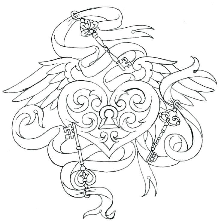 736x745 Tattoos Coloring Pages Tattoos Coloring Pages Tattoo Coloring