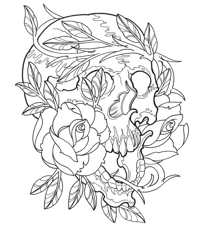 650x718 Tattoo Coloring Pages Printable