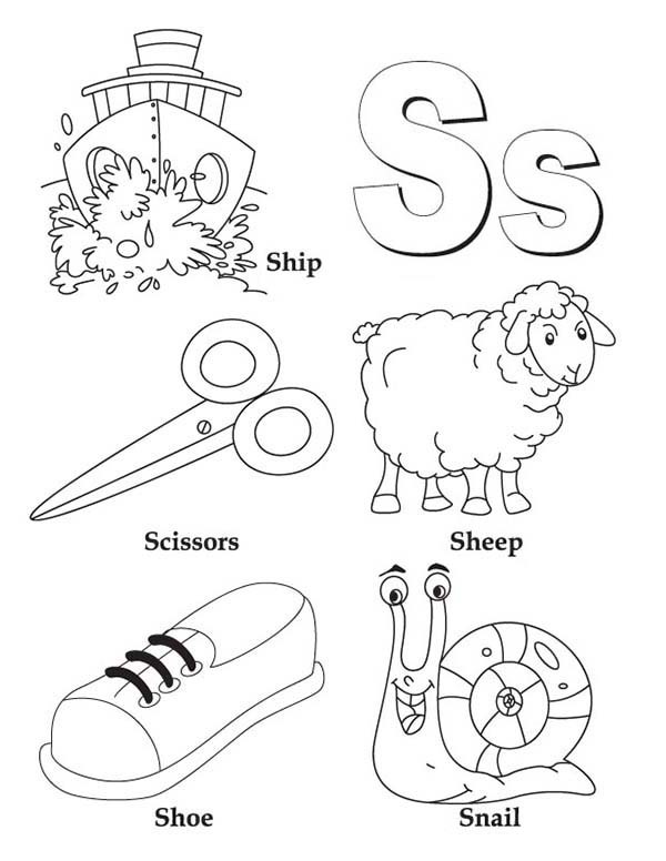 600x776 Coloring Pages Letter S Charming Letter S Coloring Pages 12