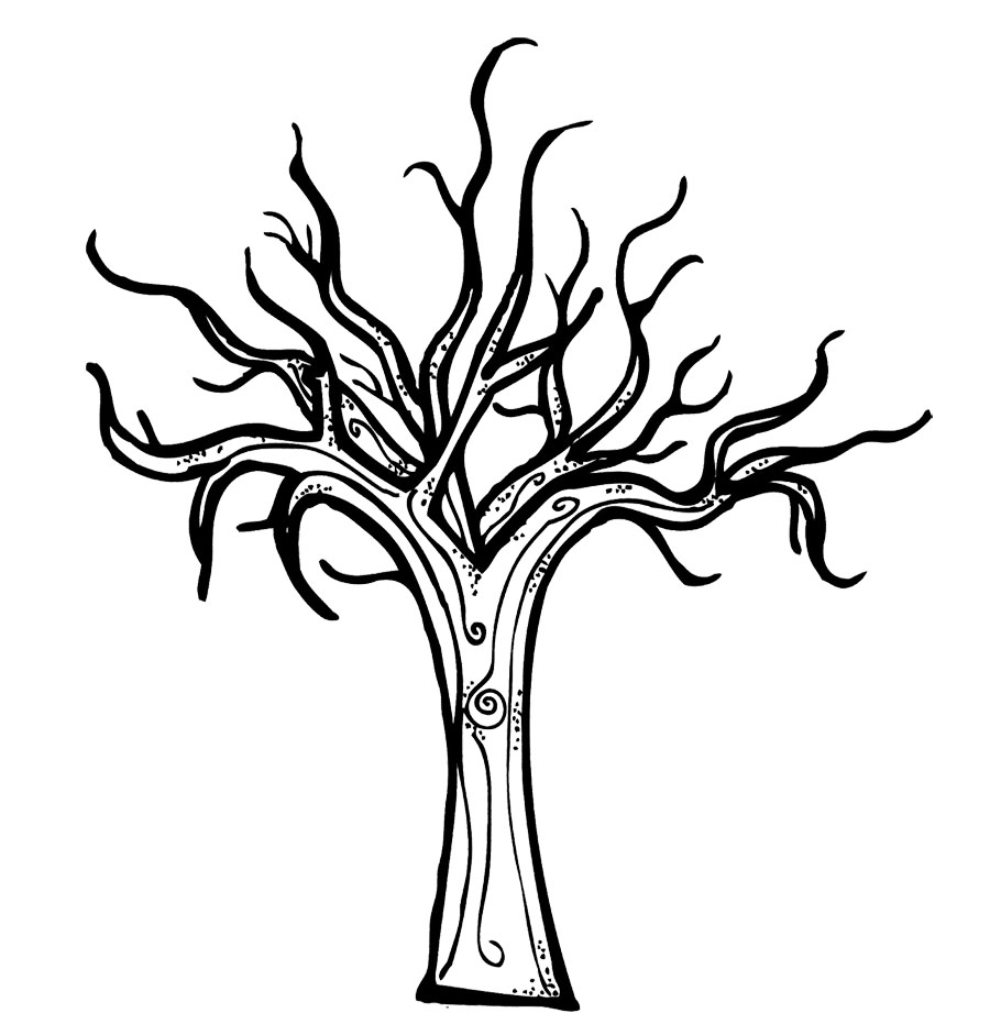 Fall Tree Coloring Pages 900x921 Fall Tree Coloring Pages