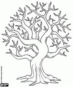 Bodhi Tree Coloring Page 236x278 Bodhi Tree Coloring Page