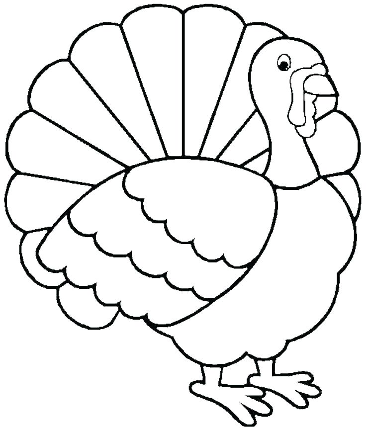 736x861 Turkey Coloring Pages Preschoolers Turkey Coloring Pages