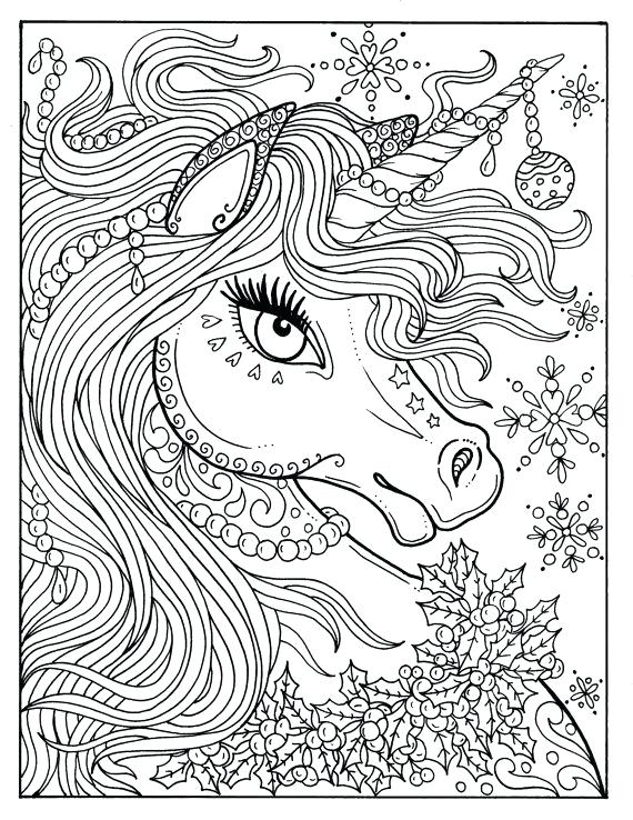 Unicorn Pictures To Color Together With The Incredible Myth 570x738 Unicorn Pictures To Color Together With The Incredible Myth