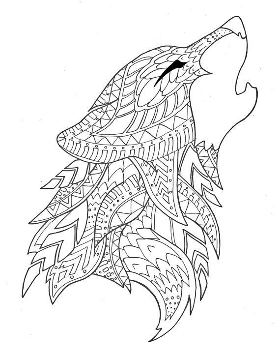 Wolf Coloring Page Kidsroom, Design Color And Wolf 570x722 Wolf Coloring Page Kidsroom, Design Color And Wolf