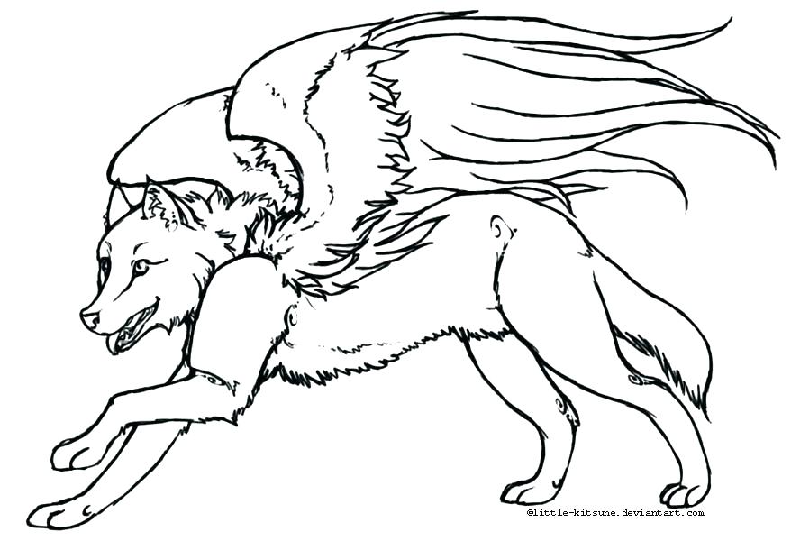 Winged Wolf Coloring Pages Wolf Pup Coloring Pages Winged Wolf 878x600 Winged Wolf Coloring Pages Wolf Pup Coloring Pages Winged Wolf