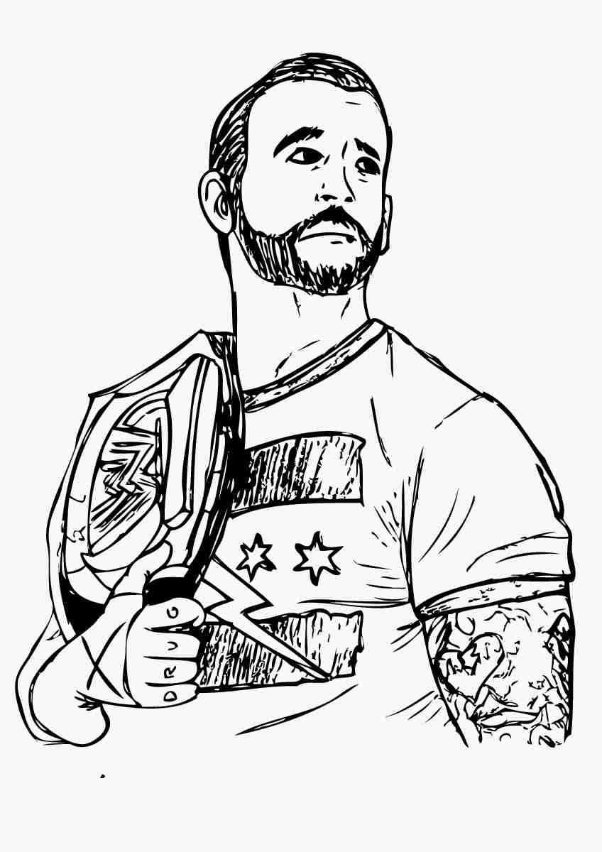 848x1200 Coloring Pages Wwe Olegratiy