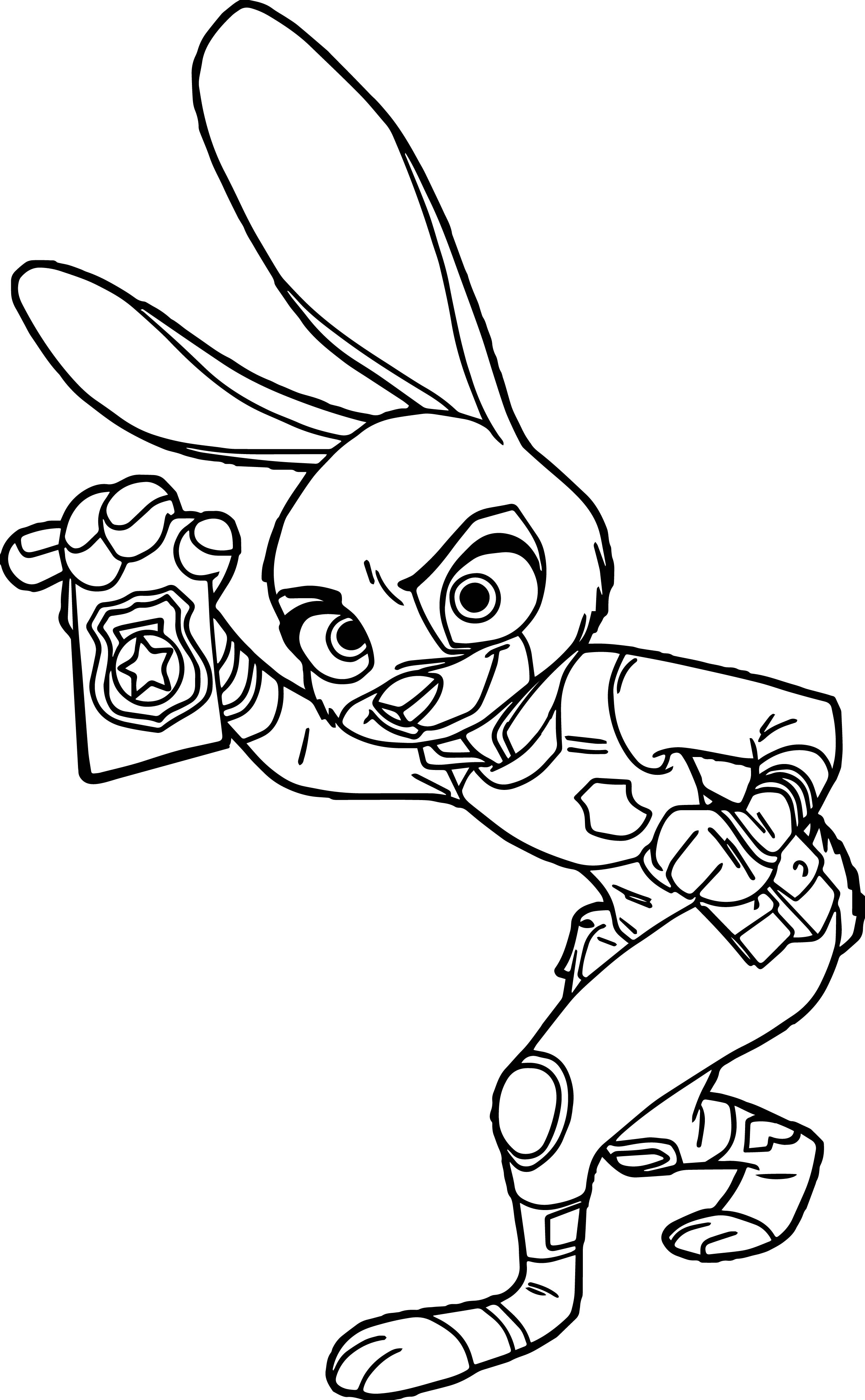 Judy Hopps Police Zootopia Coloring Page Wecoloringpage 2474x4002 Judy Hopps Police Zootopia Coloring Page Wecoloringpage