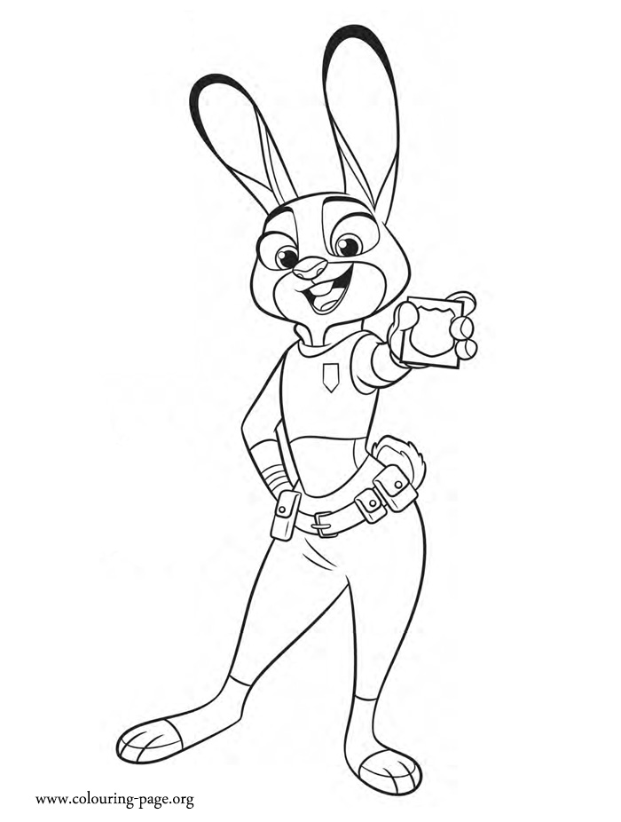 Judy Hopps Zootopia Coloring Pages 700x926 Judy Hopps Zootopia Coloring Pages
