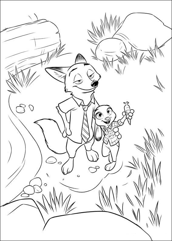 Zootopia Coloring Pages 7 Coloring Pages Zootopia 567x794 Zootopia Coloring Pages 7 Coloring Pages Zootopia
