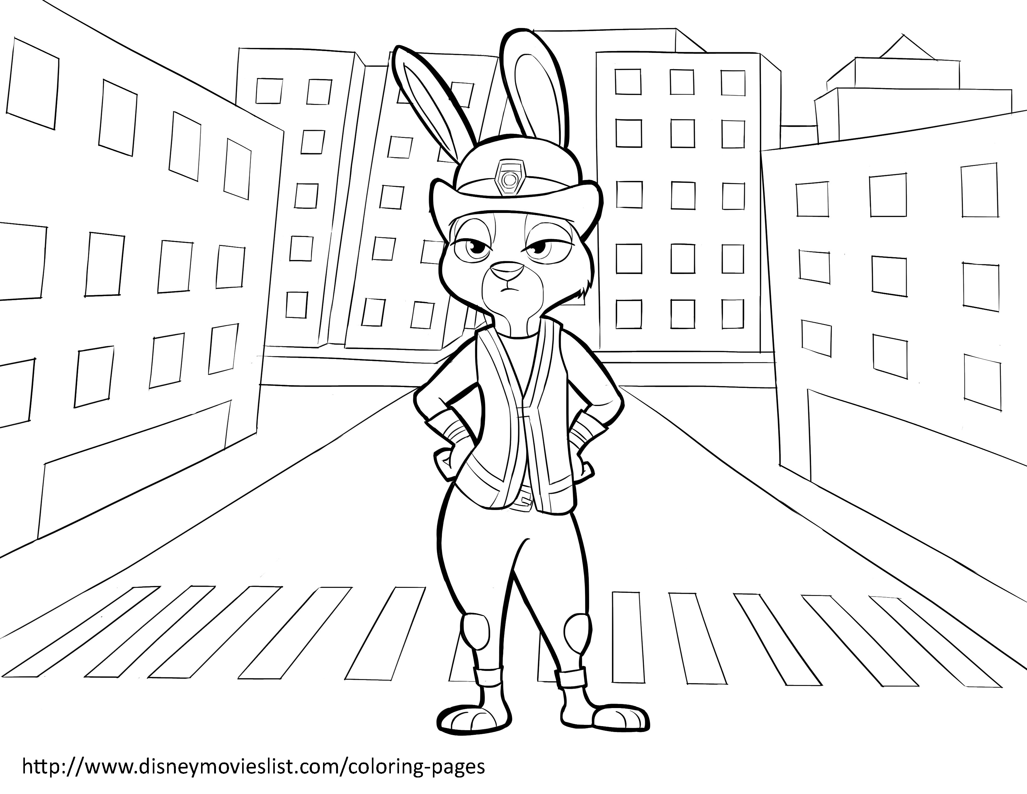 Zootopia Coloring Pages For Kids Free Endearing 3300x2550 Zootopia Coloring Pages For Kids Free Endearing