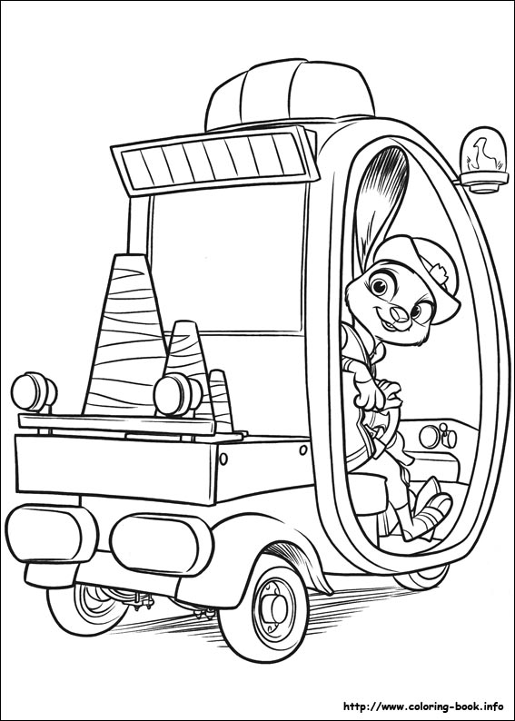 Zootopia Coloring Pages On Coloring 567x794 Zootopia Coloring Pages On Coloring